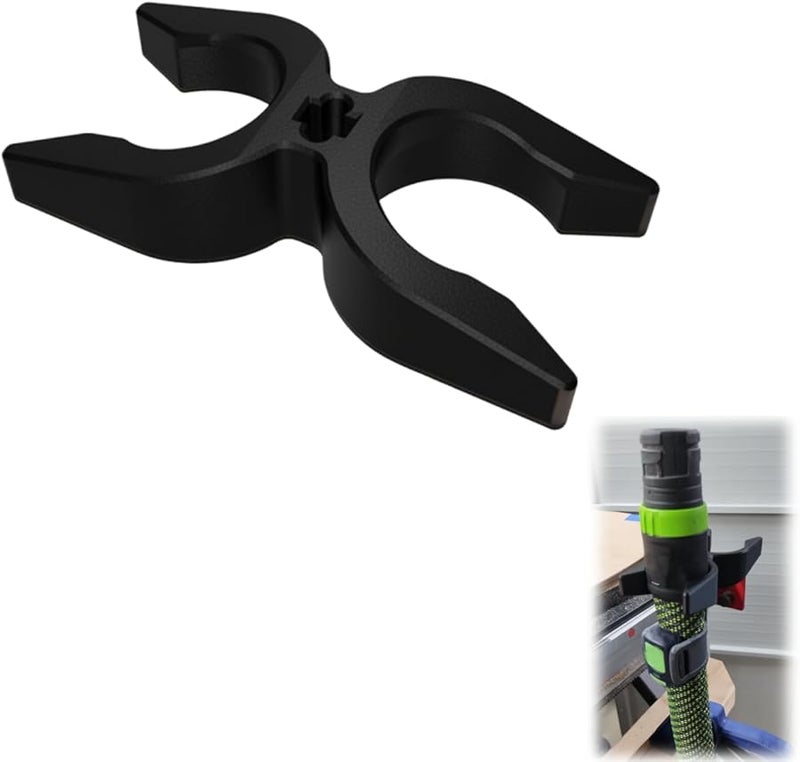 Festool D27 حامل خرطوم الشفط مزدوج المشبك تركيب أفقي منظم ورشة العمل